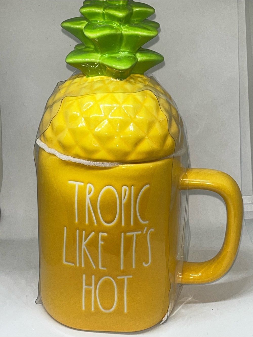 RAE Dunn Yellow Pineapple Mug